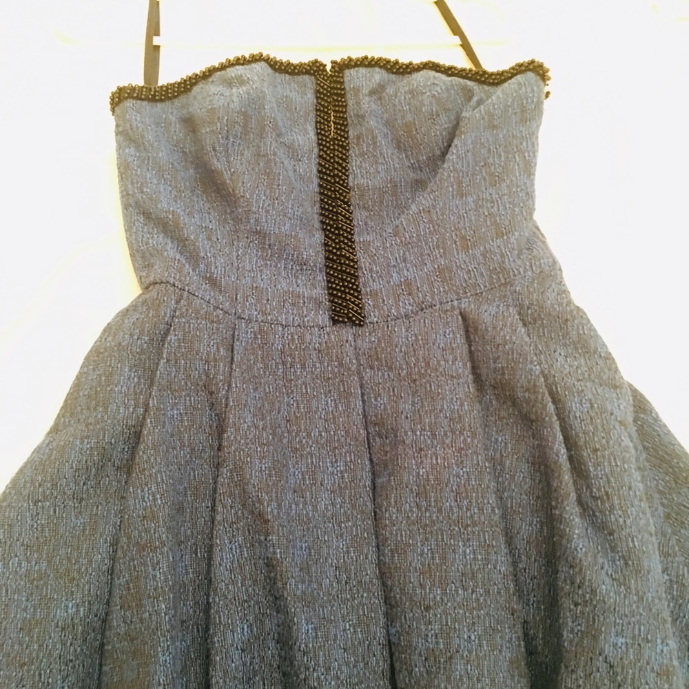 New never worn peplum deep blue top. - Picture 3 of 4